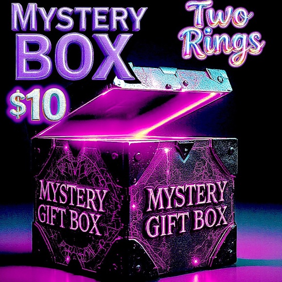 Two Silver Rings - Mystery Box - women’s Rings - 2 for $10 NWT - Sale - Picture 3 of 3